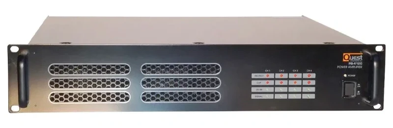 Quest Commecial PB4120D | Amplificateur commercial 70V 4 x 120W