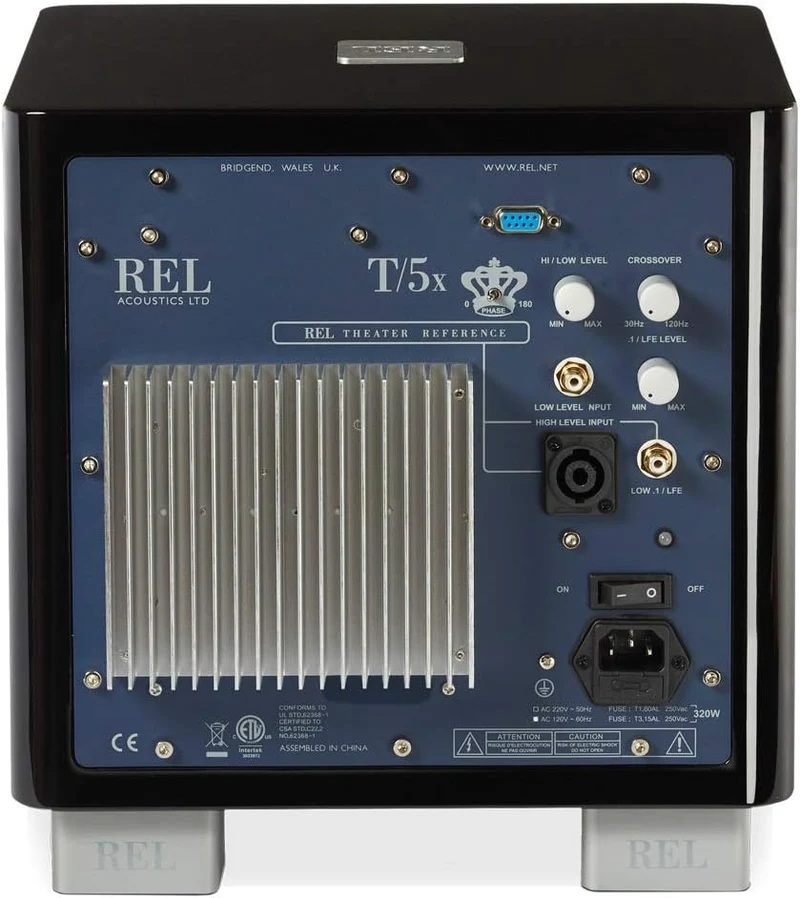REL T/5x - Caisson de basses 125 Watts avec un haut-parleur de graves de 8''