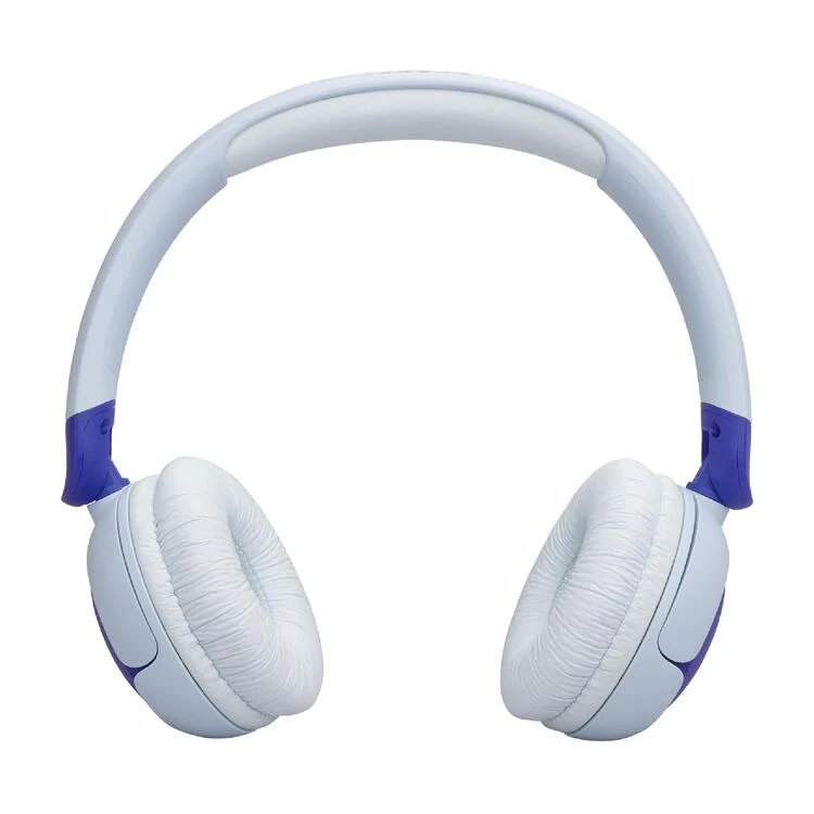 JBL JR 320BT | Casque circumaural sans fil pour enfants - Bluetooth - JBL Safe Sound - Microphone - Bleu
