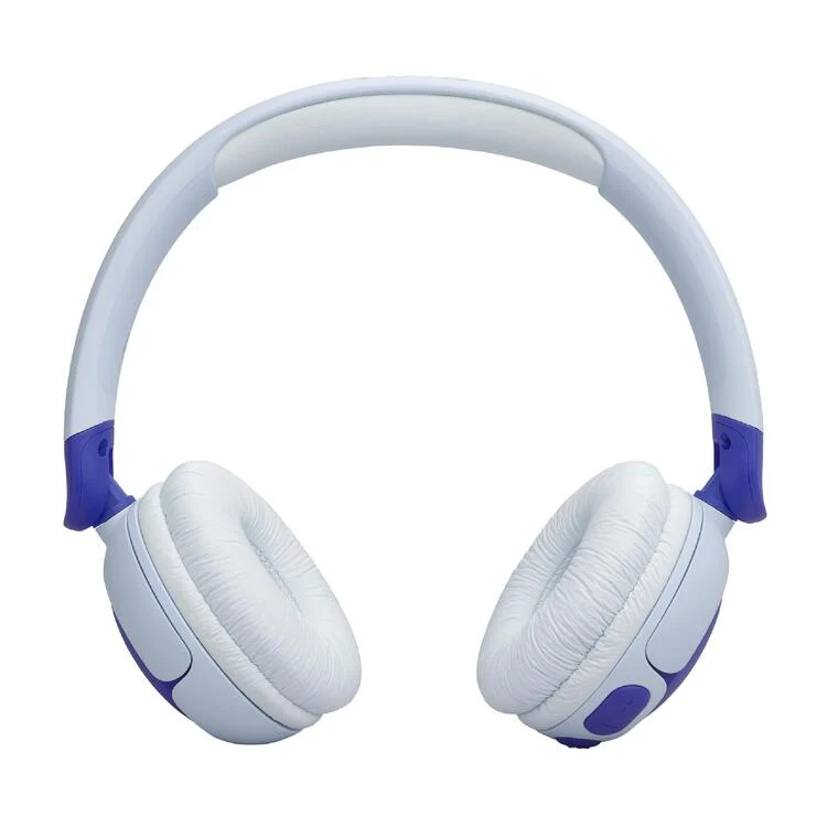 JBL JR 320BT | Casque circumaural sans fil pour enfants - Bluetooth - JBL Safe Sound - Microphone - Bleu