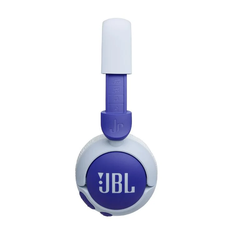 JBL JR 320BT | Casque circumaural sans fil pour enfants - Bluetooth - JBL Safe Sound - Microphone - Bleu