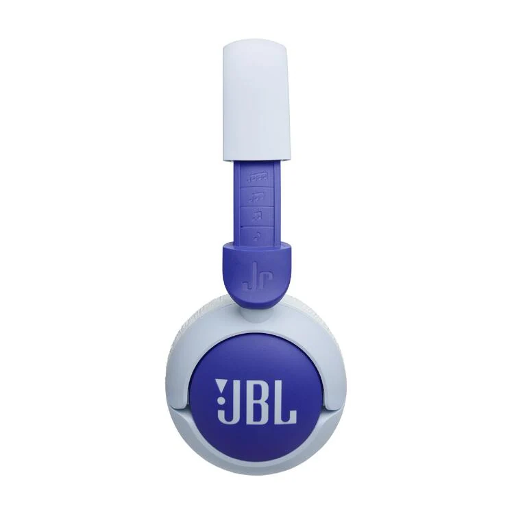JBL JR 320BT | Casque circumaural sans fil pour enfants - Bluetooth - JBL Safe Sound - Microphone - Bleu