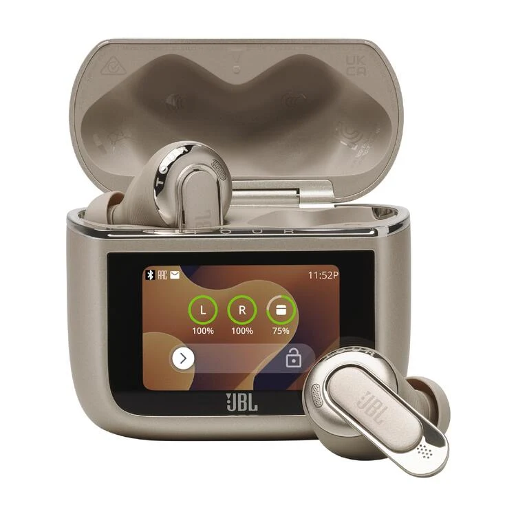 JBL TOUR PRO 3 | Casque intra-auriculaire - Bluetooth - 6 microphones - Smart Case - Latte