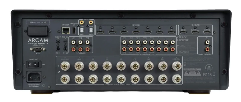 ARCAM AVA35 | Récepteur cinéma maison haute puissance 110Watts Classe G