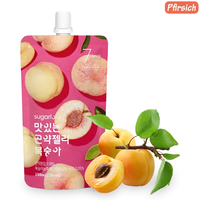 Konjac Gelee im Quetschbeutel