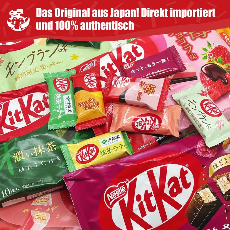 Japanische KitKat Snackbox mit 25 Riegeln