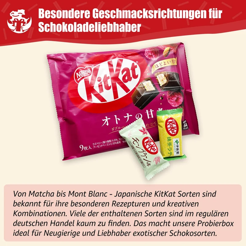 Japanische KitKat Snackbox mit 25 Riegeln