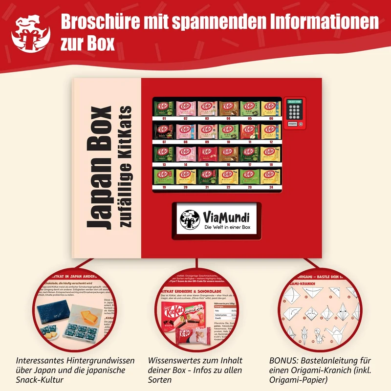 Japanische KitKat Snackbox mit 25 Riegeln