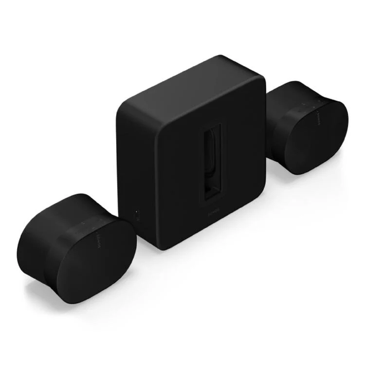 Sonos | Ultimate Home Theatre Completion Set - Sub 4 + 2 Era 300 - Noir