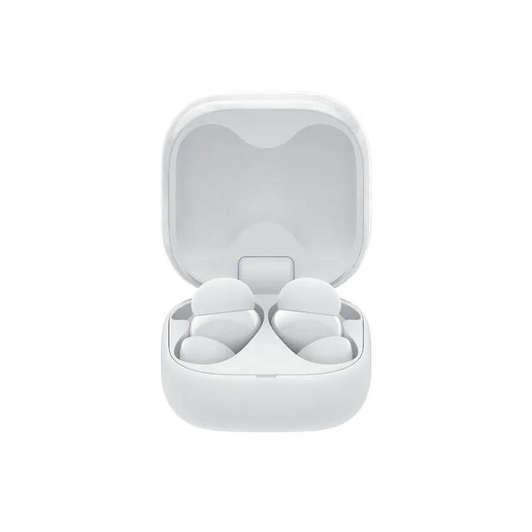 Sony LinkBuds Fit | Ecouteurs intra-auriculaires - 100% sans fil - Bluetooth - Microphone - Suppression active du bruit - Blanc