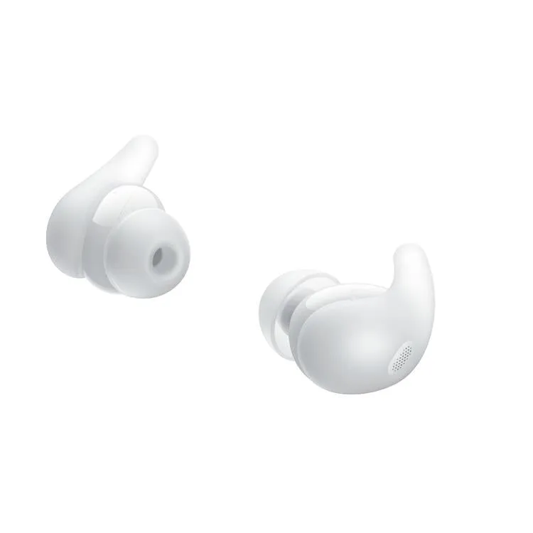 Sony LinkBuds Fit | Ecouteurs intra-auriculaires - 100% sans fil - Bluetooth - Microphone - Suppression active du bruit - Blanc