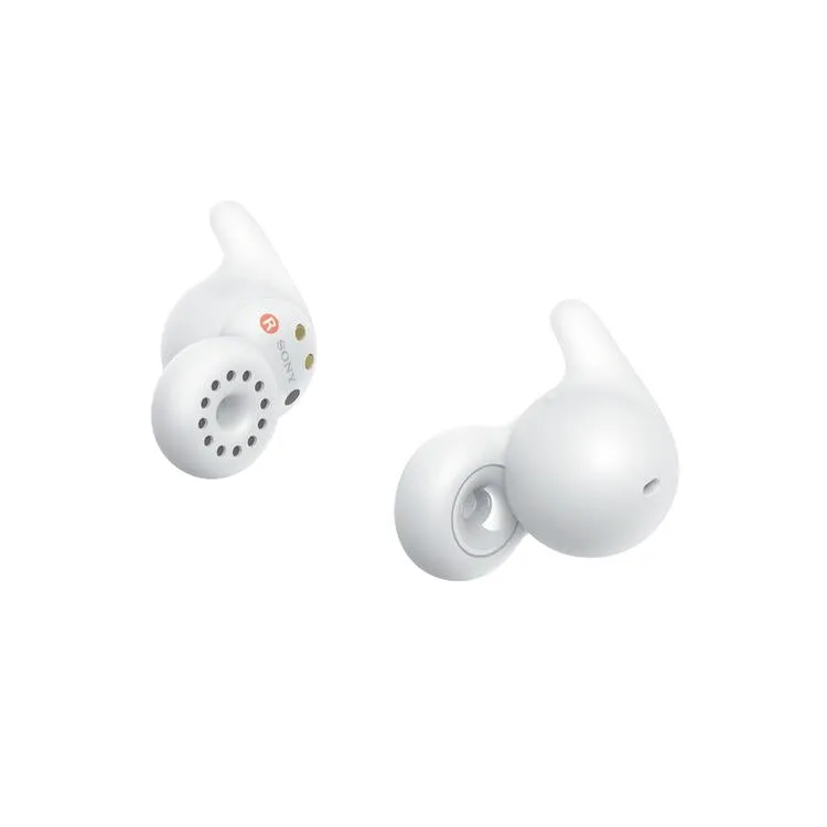 Sony Linkbuds Open | Casque intra-auriculaire - 100% sans fil - Bluetooth - Microphone - Jusqu'à 17,5 heures - Blanc