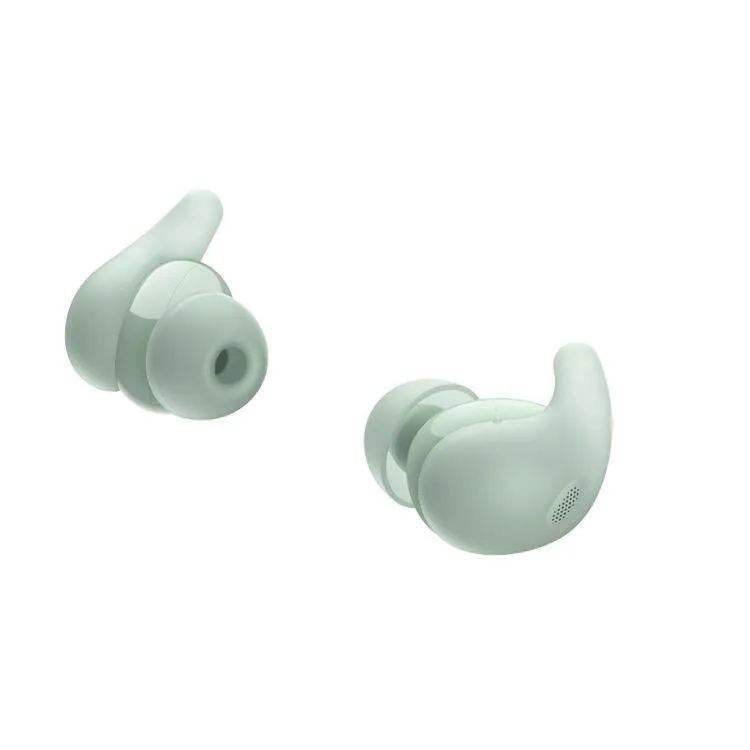 Sony LinkBuds Fit | Ecouteurs intra-auriculaires - 100% sans fil - Bluetooth - Microphone - Suppression active du bruit - Vert