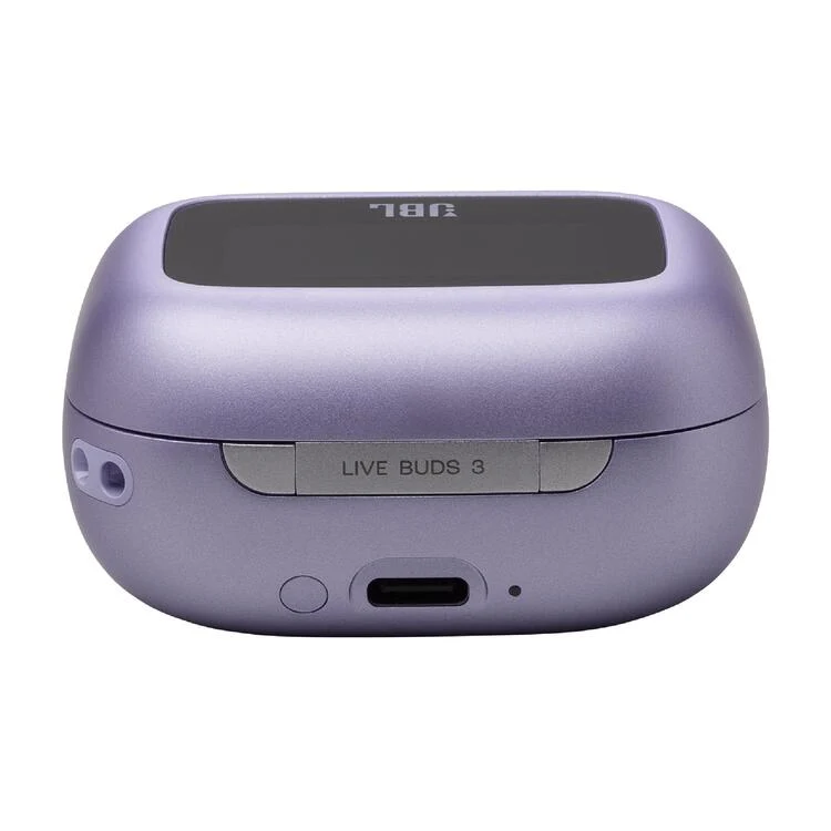 JBL Live Buds 3 | Écouteurs intra-auriculaires - Écran tactile LED 1,45" - Bluetooth - Violet