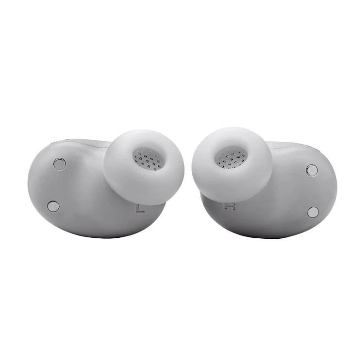 JBL Live Buds 3 | Écouteurs intra-auriculaires - Écran tactile LED 1,45" - Bluetooth - Argent