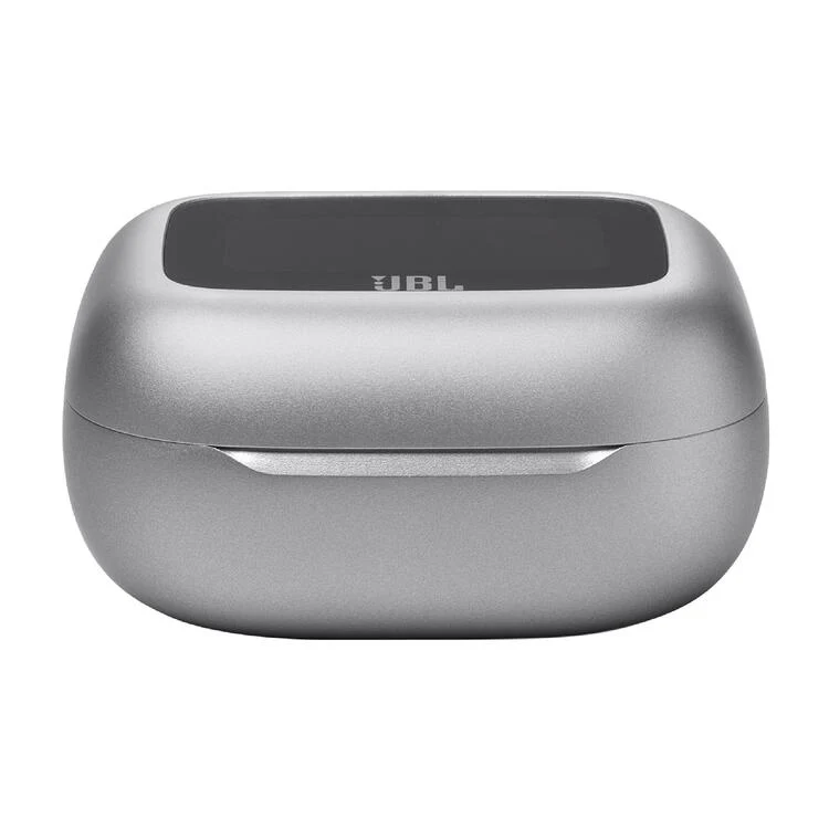 JBL Live Buds 3 | Écouteurs intra-auriculaires - Écran tactile LED 1,45" - Bluetooth - Argent