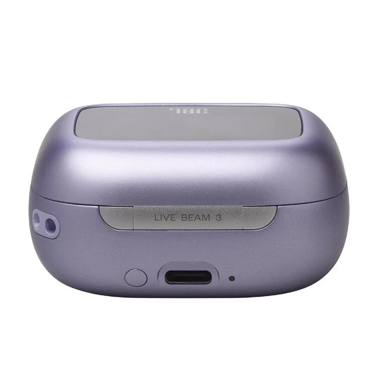 JBL Live Beam 3 | Casque intra-auriculaire - Écran tactile LED 1,45" - Violet
