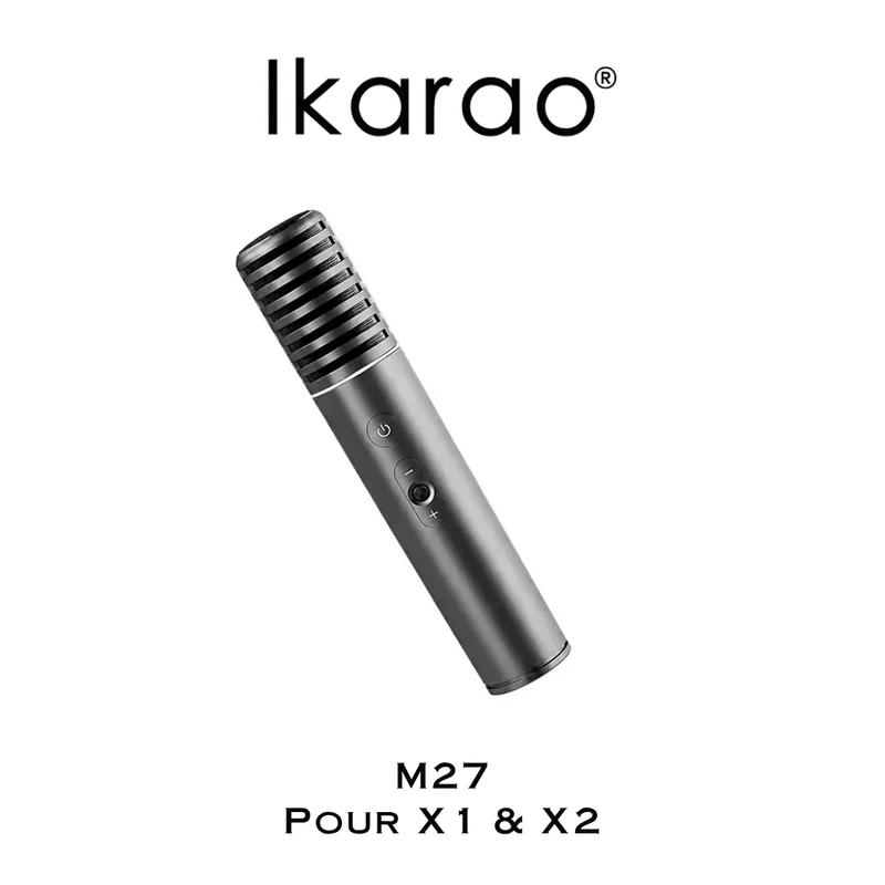 Ikarao M27 | Microphone pour systèmes portables X1 et X2 (Vendu à l'unité)