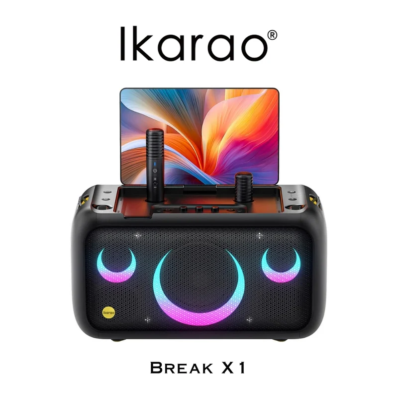 Ikarao X1 - Système portable Karaoké Tout-en-un Bluetooth