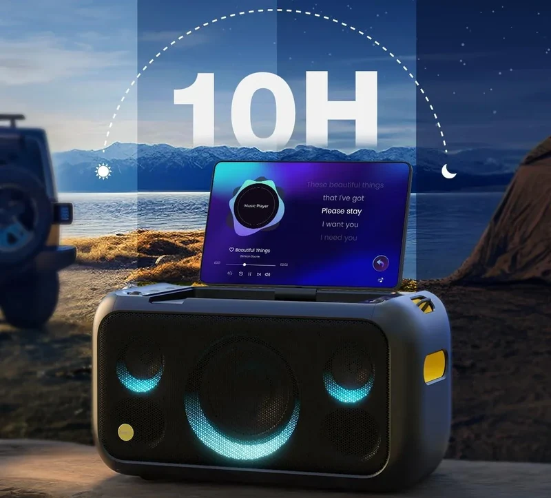 Ikarao X1 - Système portable Karaoké Tout-en-un Bluetooth