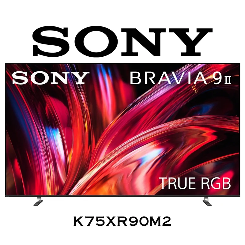 SONY K75XR90M2 | Téléviseur Bravia 9 II, 4K, True RGB, HDR, Gemini 75''