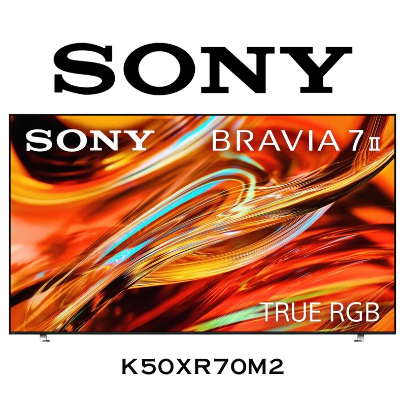 SONY K50XR70M2 | Téléviseur Bravia 7 II, 4K, True RGB, HDR, Gemini 50''