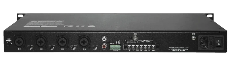 SHOW PAD-120 | Amplificateur mono 120w rms, sorties 70v et 8 ohms