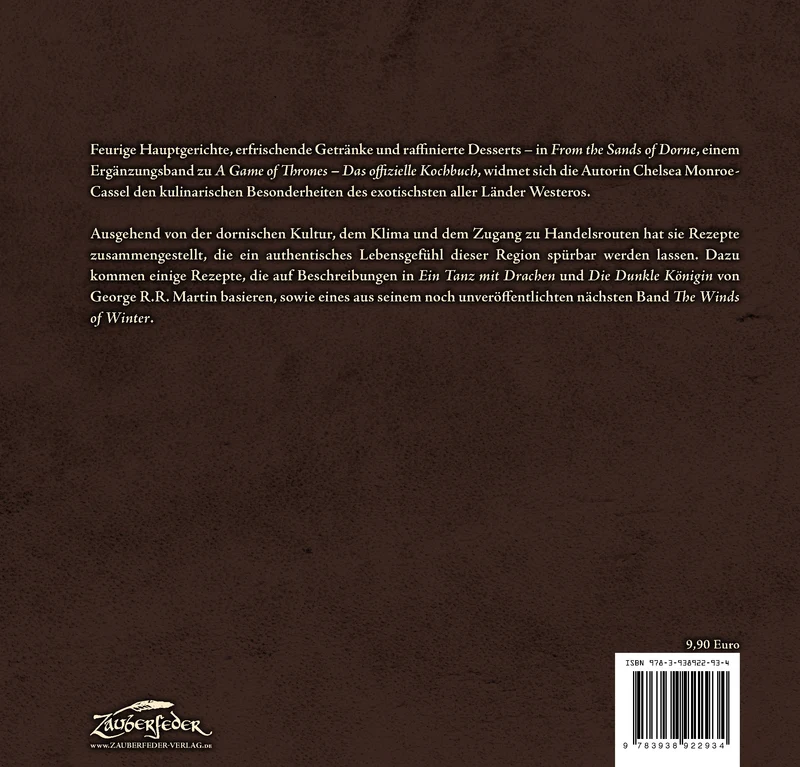 From the Sands of Dorne: Kochbuch zu Game of Thrones