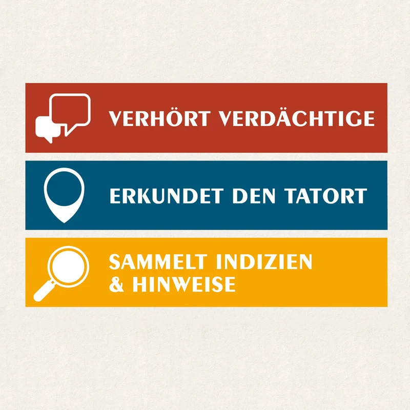 Detektivspiel Suspects: Gefährliche Strömung