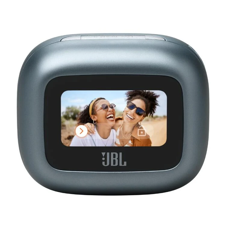 JBL Live Beam 3 | Casque intra-auriculaire - Écran tactile LED 1,45" - Bleu