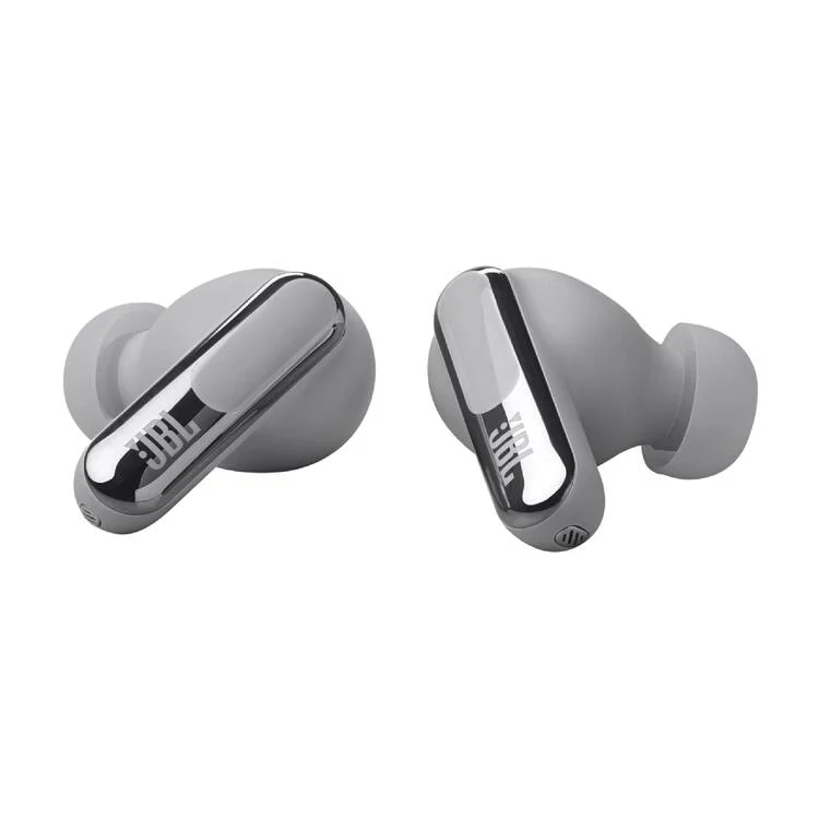 JBL Live Beam 3 | Casque intra-auriculaire - Écran tactile LED 1,45" - Argent