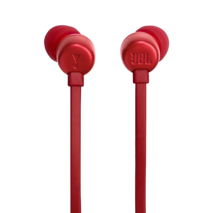 JBL Tune 310C | Casque intra-auriculaire - filaire - USB-C - télécommande 3 boutons - rouge