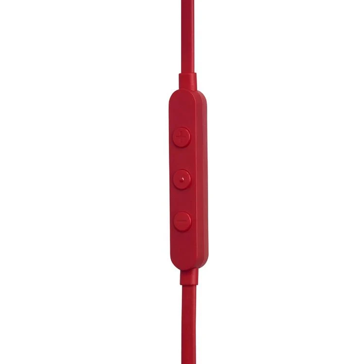 JBL Tune 310C | Casque intra-auriculaire - filaire - USB-C - télécommande 3 boutons - rouge