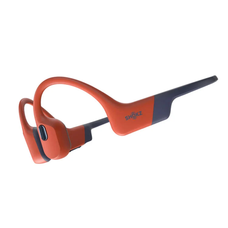 SHOKZ OpenSwim Pro | Ecouteurs à conduction osseuse - Pour la natation - Bluetooth - IP68 - 9 heures d'autonomie - Rouge