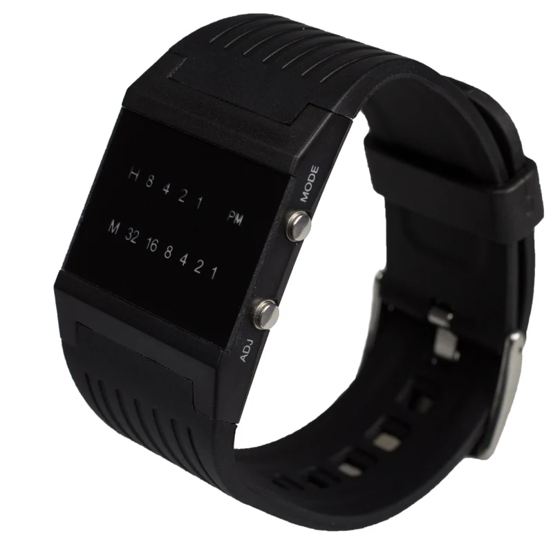Binäre LED-Armbanduhr für Einsteiger