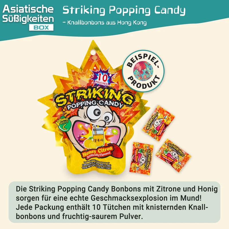 Asiatische Süßigkeiten-Box mit über 30 Sorten