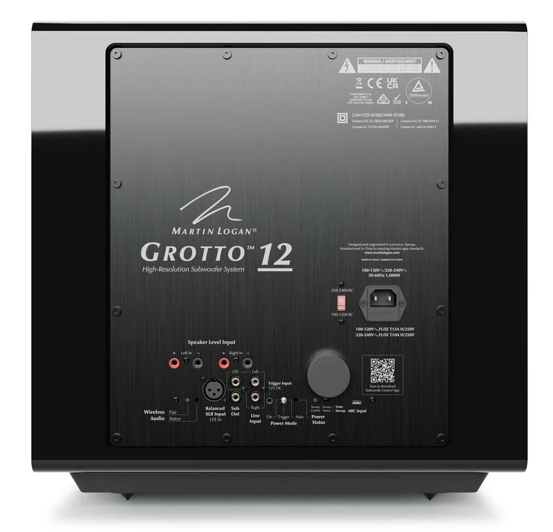 Martin Logan GROTTO 12 | Caisson de basses avec haut-parleur de grave de 12''