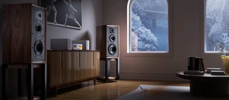 Wharfedale SUPER LINTON | Enceintes acoustiques 3 voies avec supports