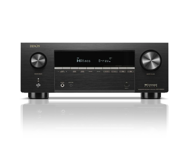Denon AVR-X3900H | Récepteur cinéma maison 9.4 Dolby Atmos 105Watts/canal 8K/HEOS