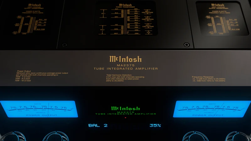McIntosh MA2375 | Amplificateur intégré à tubes stéréo 75Watts par canal