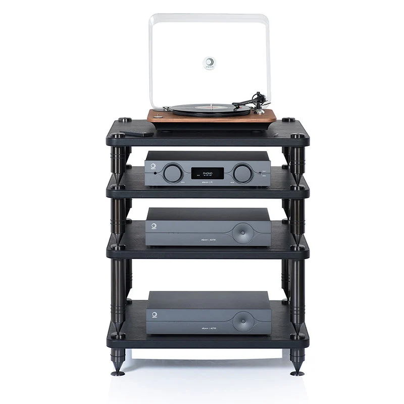 NorStone COMO III | Module trois pour meuble audio haute-fidélité (Noir)