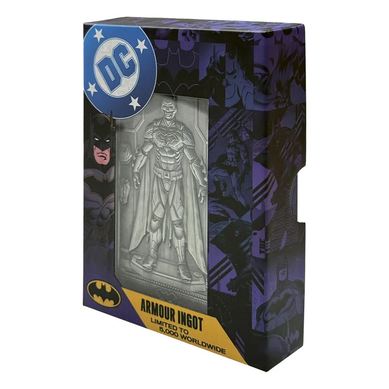 Lingot en métal DC Comics Batman en armure