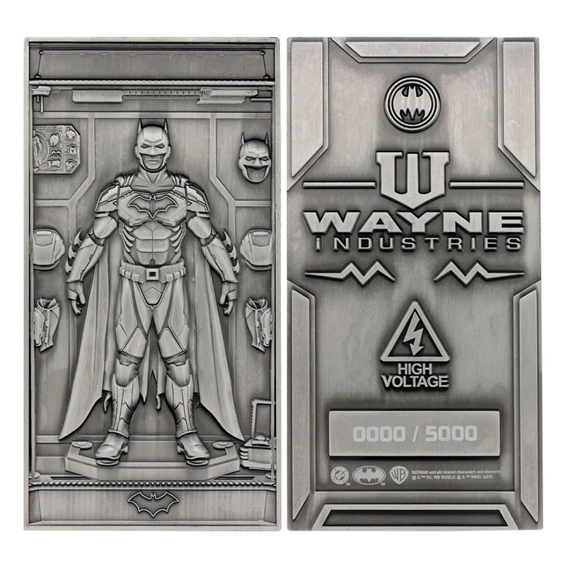 Lingot en métal DC Comics Batman en armure
