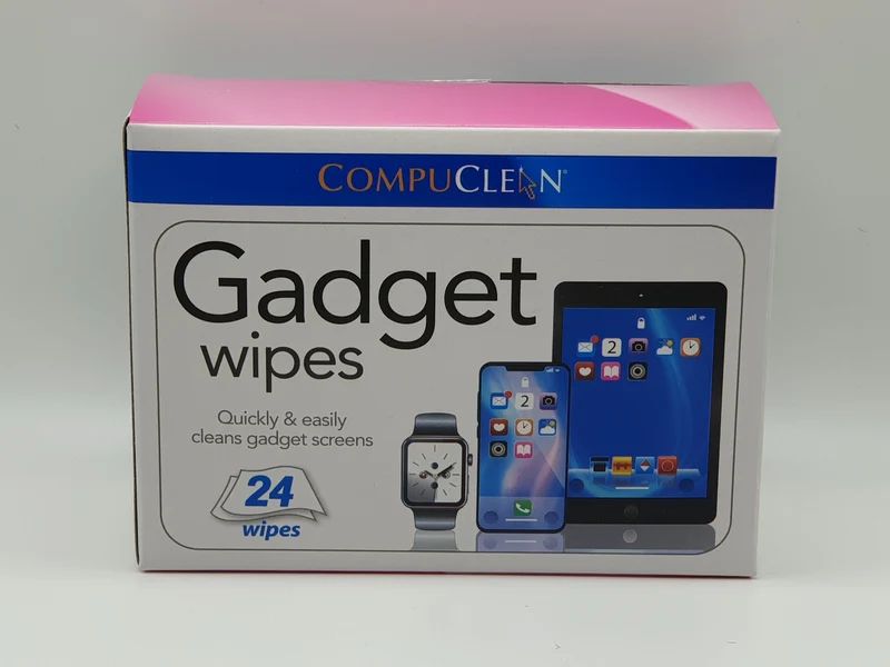 Gadget Wipes 24Pack For Smartphones Tablets Laptops Handheld Devices