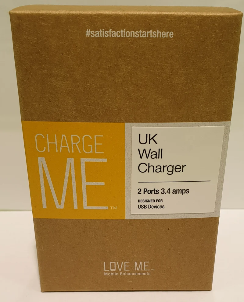Double USB Plug Mains 3.1Amp Output For Smartphones & Tablets UK Wall Charger
