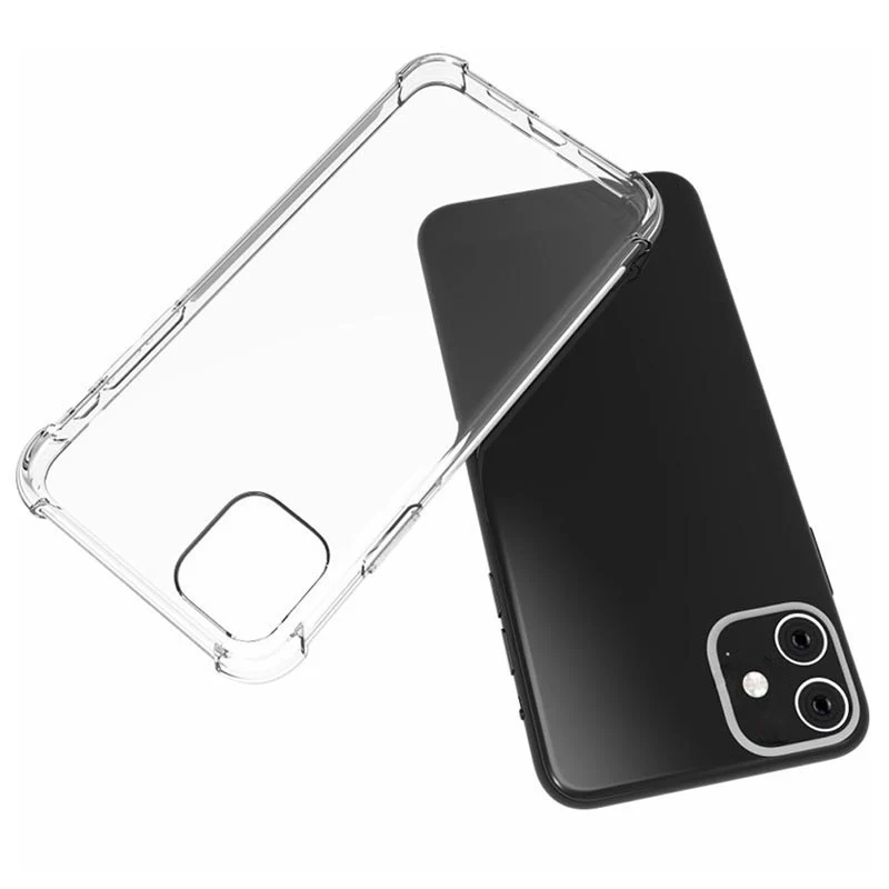 iPhone 11 6.1 Clear Gel TPU Anti Burst Case Protection Slim Armoured Edges