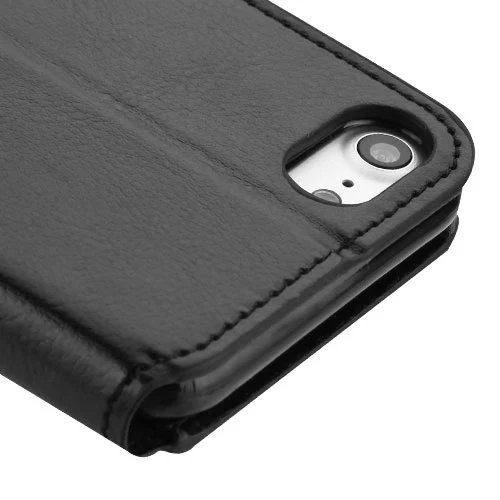 iPhone 7/8 Black Wallet Case Card Insert Stand Cover