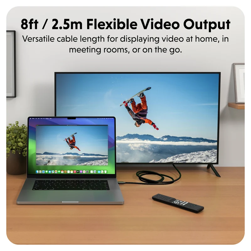 Câble HyperDrive USB-C vers HDMI 4K60Hz - Blanc