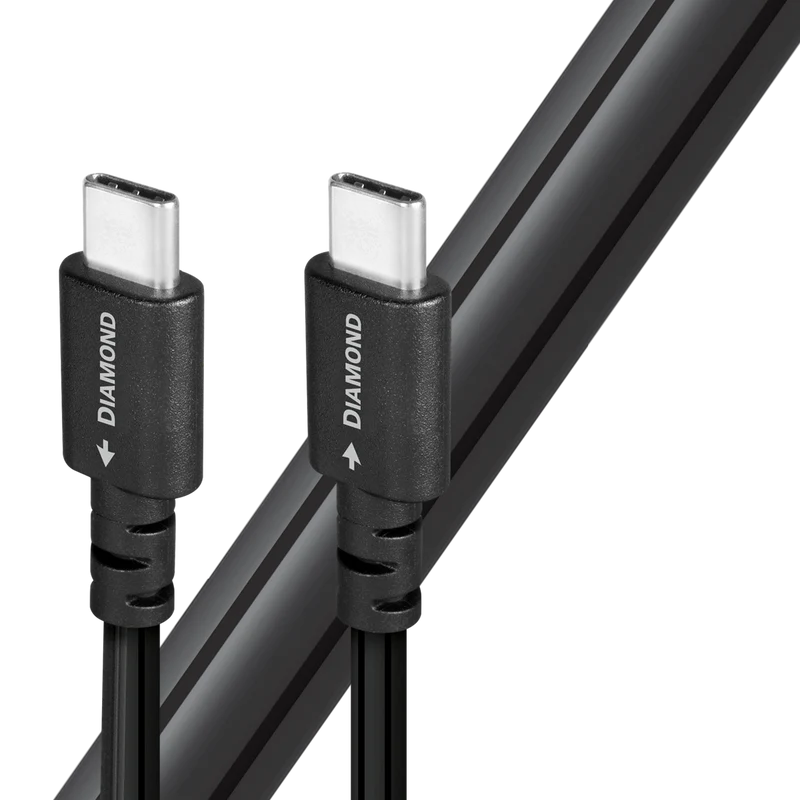 Audioquest Diamond USB-C > C Câble Audio Haute Définition argent pur à 100%