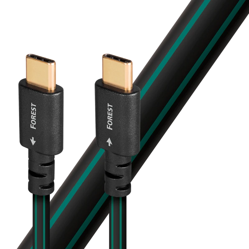 Audioquest Forest USB-C > C | Câble audio haute définition argent pur à 0,5%